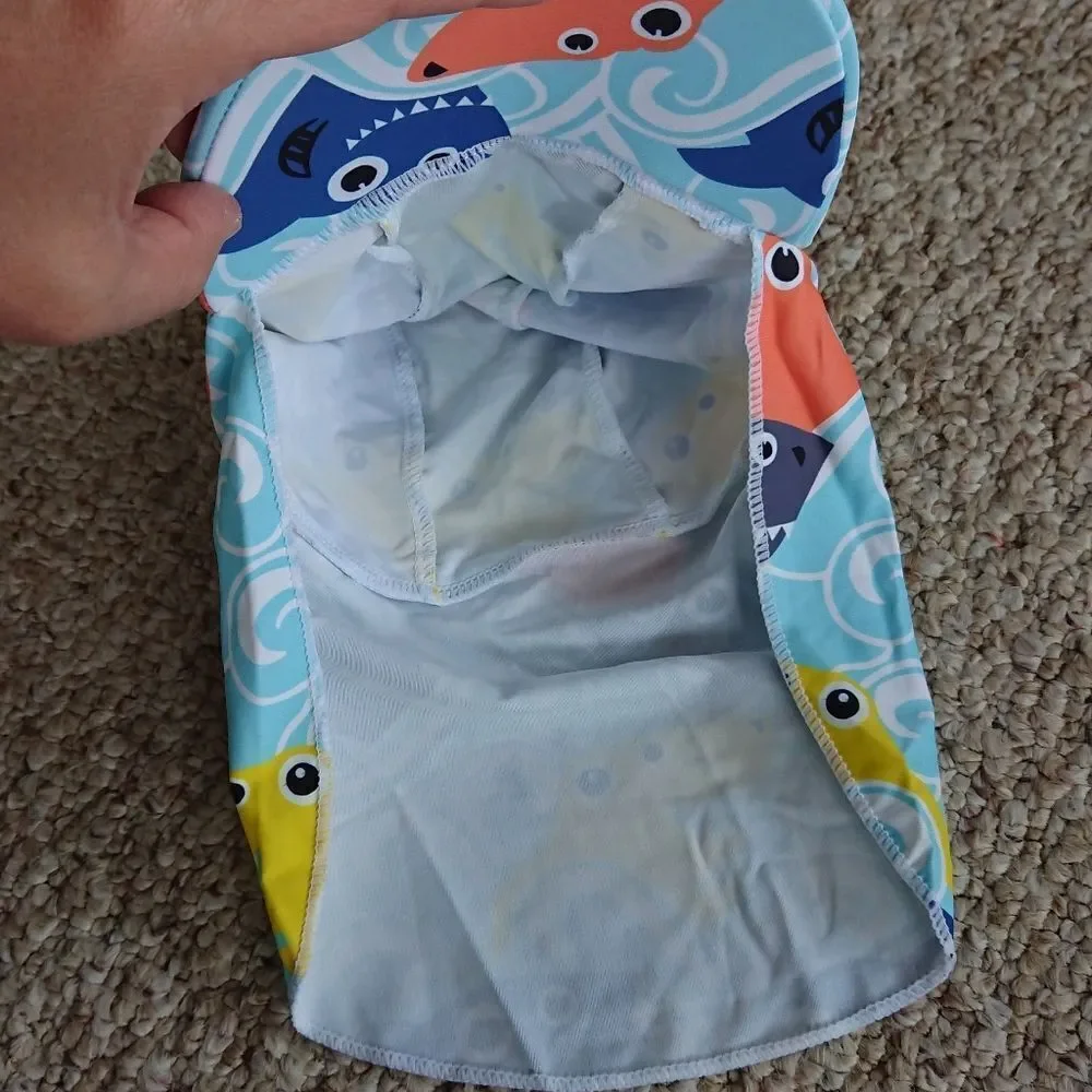 Baby shark Summer Sun Cap Hats - boys 1-2 years